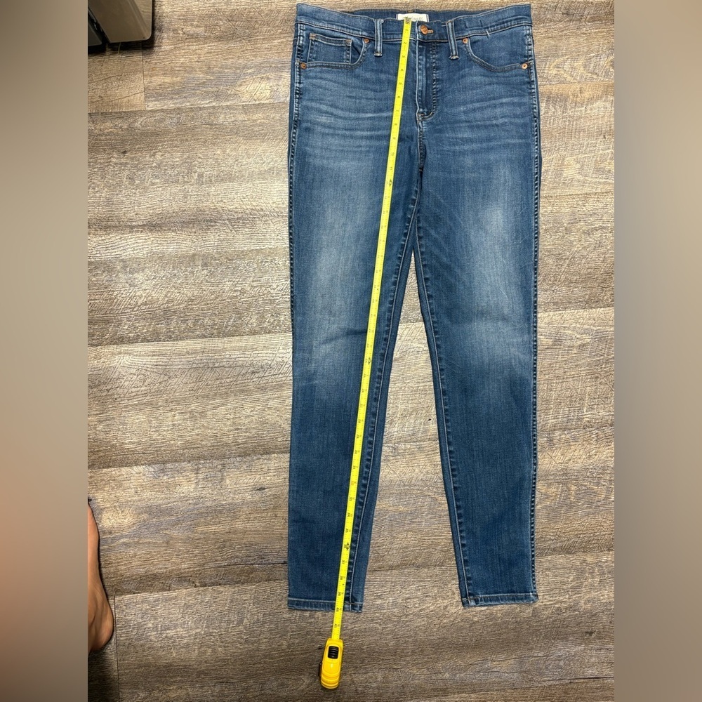 Madewell high rise skinny Classic Blue Women's Jeans - Picture 2 of 10